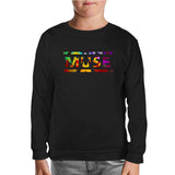 Muse - Cover Logo Black Kids Sweatshirt