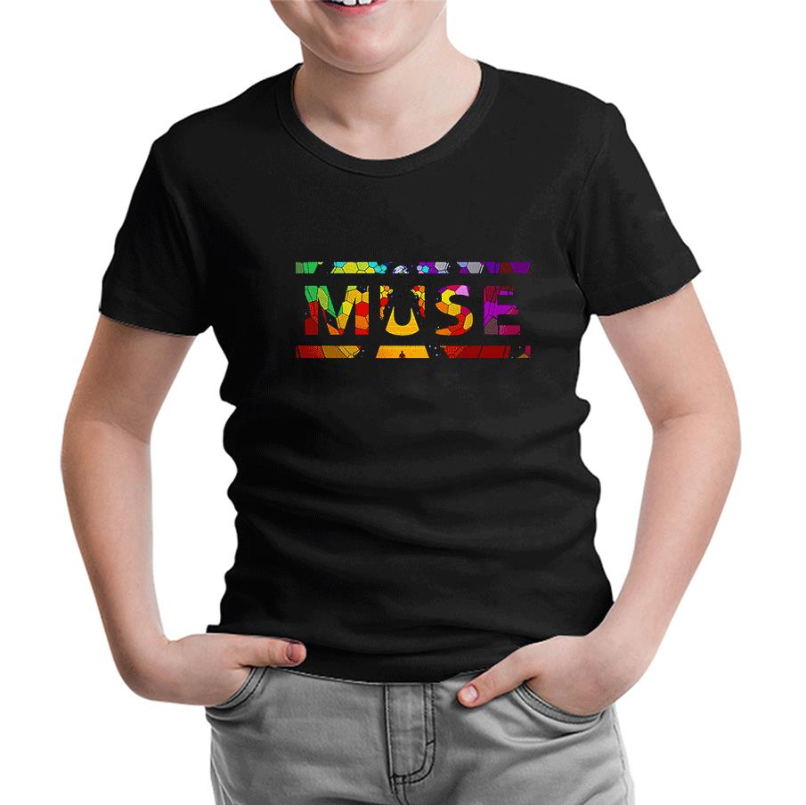 Muse - Cover Logo Siyah Çocuk Tshirt