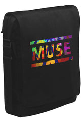 Muse - Cover Logo Unisex Siyah Postacı Çanta