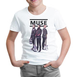 Muse - Grup Beyaz Çocuk Tshirt