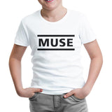 Muse - Logo White Kids Tshirt