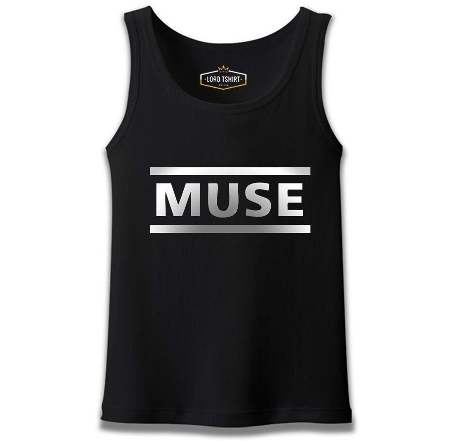Muse - Logo Siyah Erkek Atlet