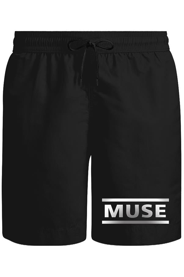 Muse - Logo Unisex Siyah Şort