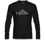 My Drugs Siyah Erkek Sweatshirt