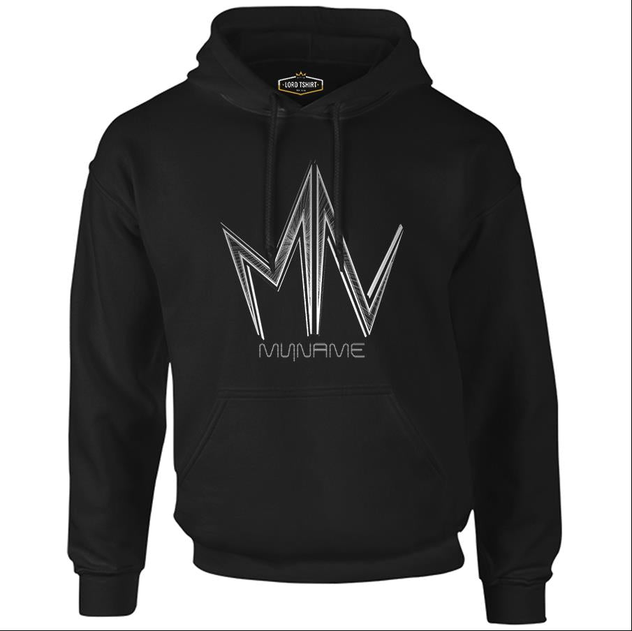 MyName - Logo Black Men's Zipperless Hoodie