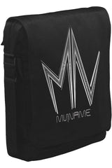 MyName - Logo Unisex Siyah Postacı Çanta