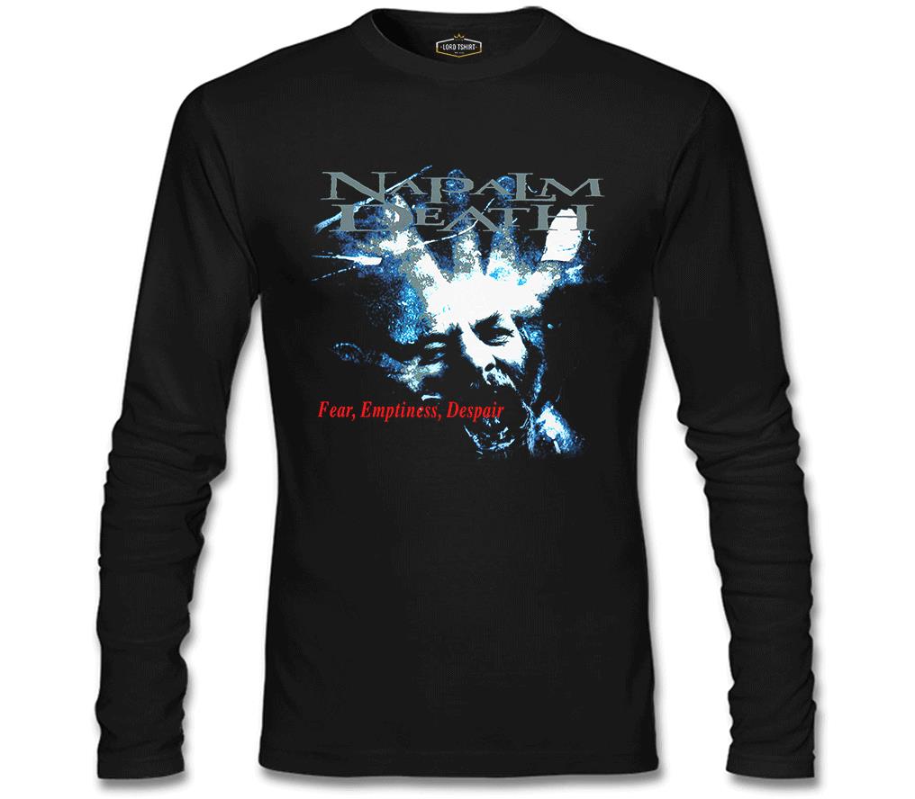 Napalm Death - Fear Emptiness Despair Black Men's Sweatshirt