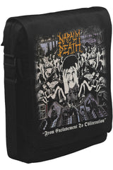 Napalm Death - From Enslavement Unisex Siyah Postacı Çanta