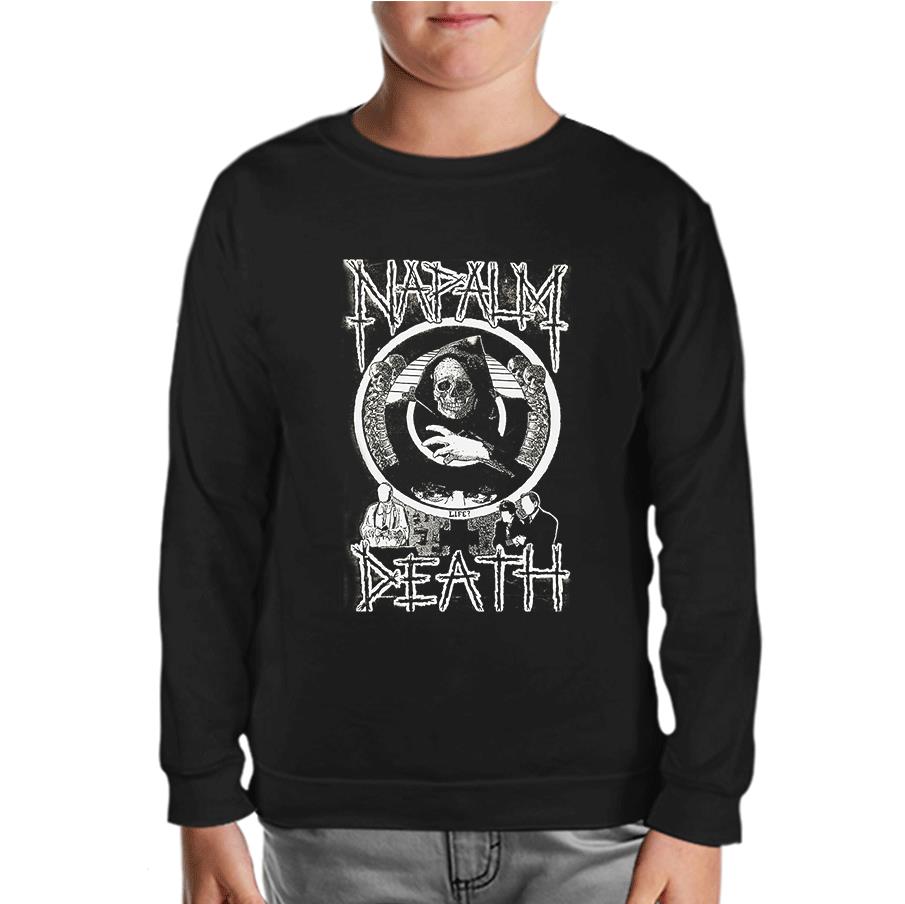 Napalm Death - Life? Black Kids Sweatshirt
