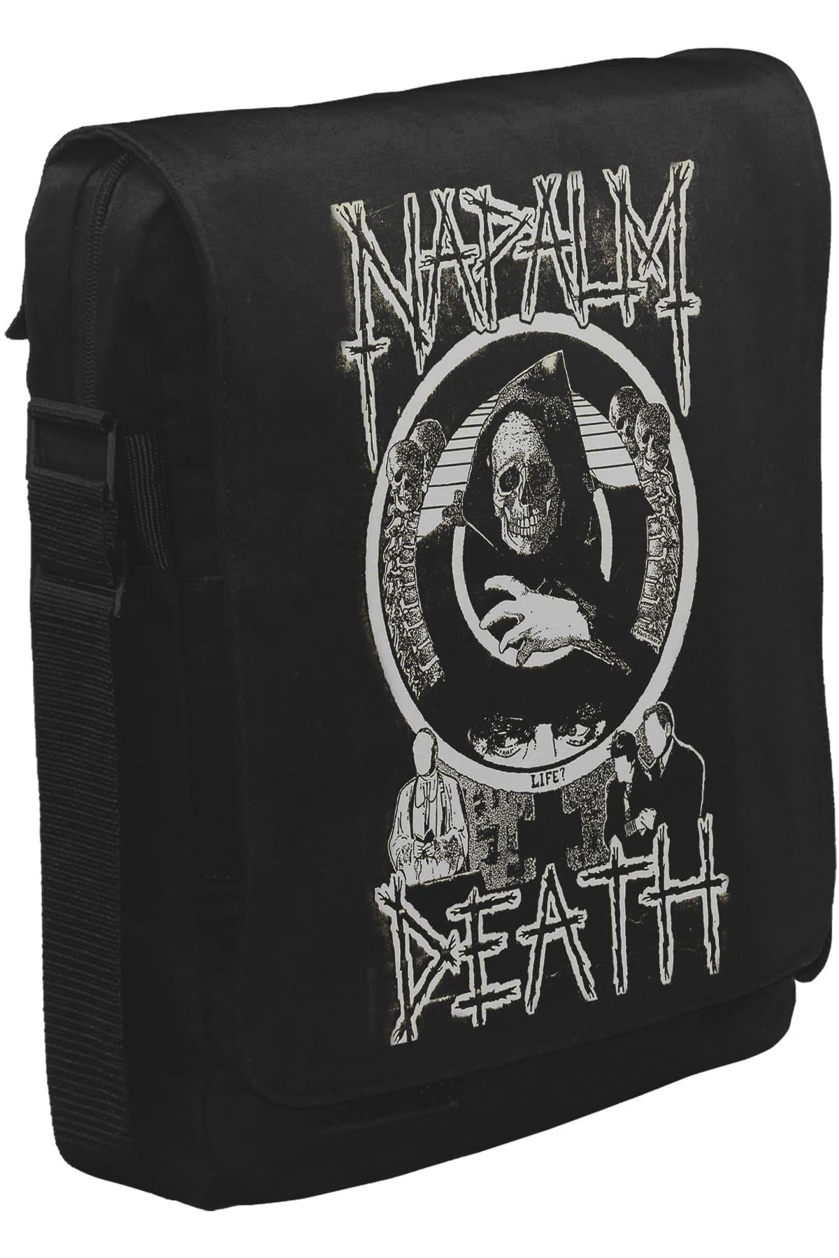 Napalm Death - Life? Unisex Siyah Postacı Çanta