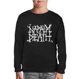 Napalm Death Black Kids Sweatshirt