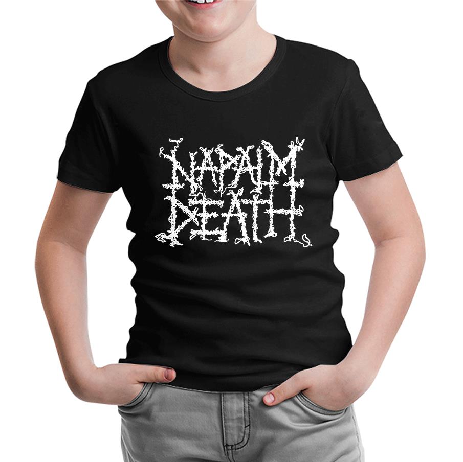 Napalm Death Siyah Çocuk Tshirt