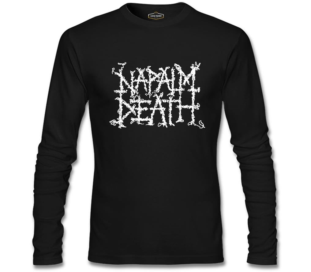 Napalm Death Siyah Erkek Sweatshirt