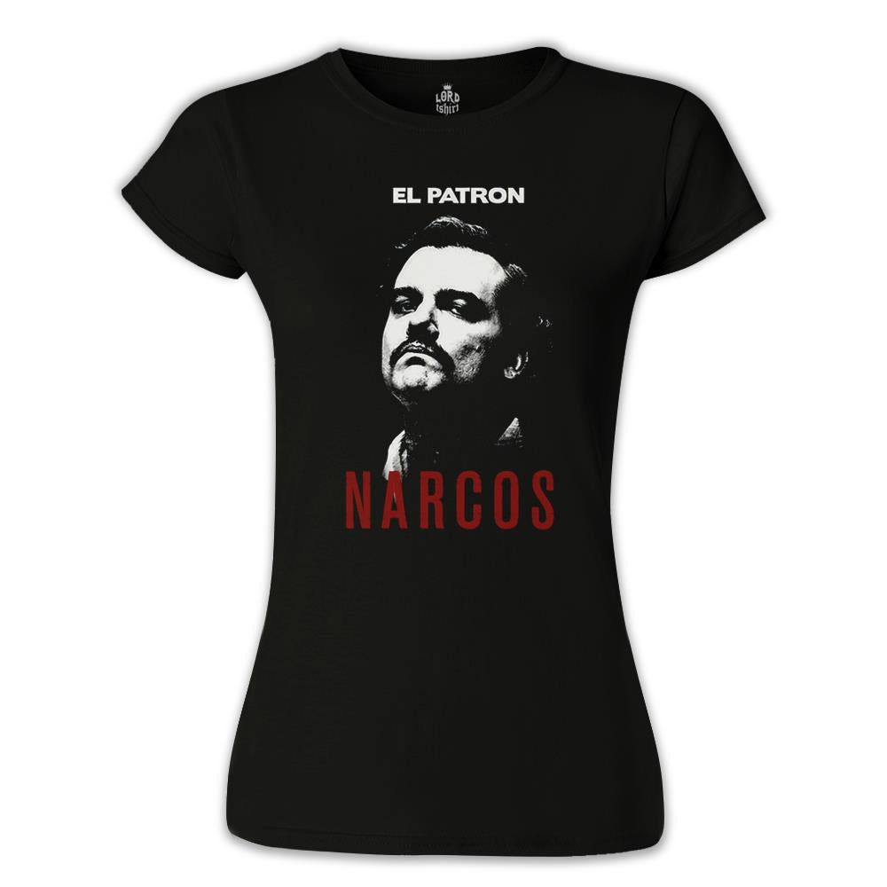Narcos - El Patron Black Women's Tshirt