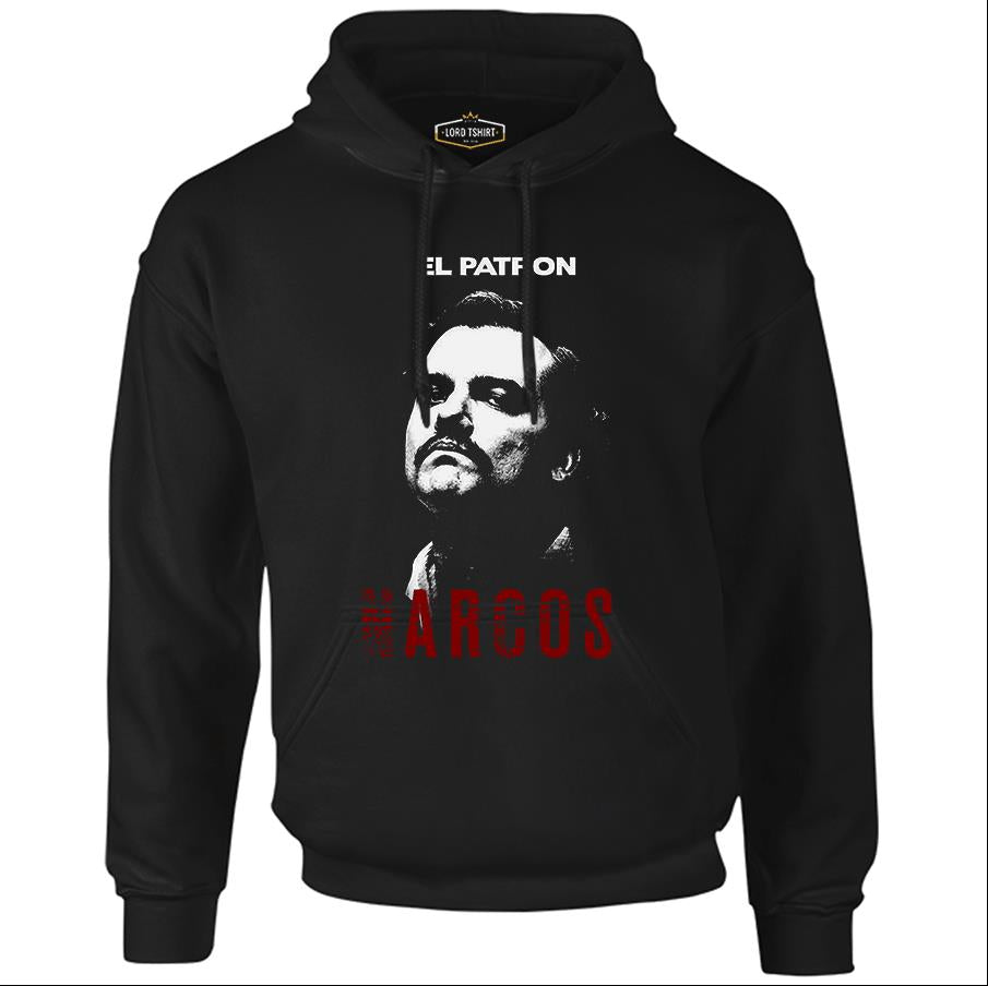 Narcos - El Patron Black Men's Zipperless Hoodie