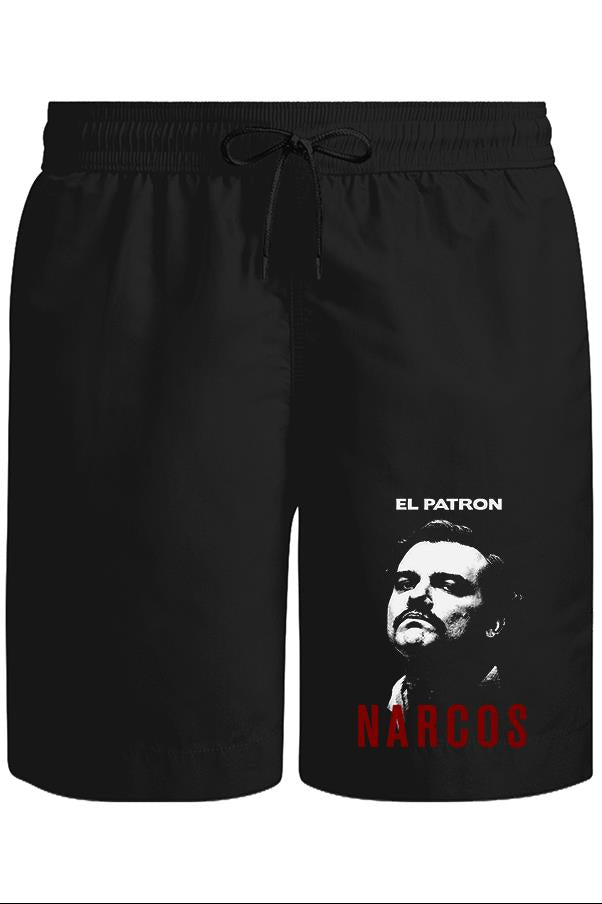 Narcos - El Patron Unisex Siyah Şort