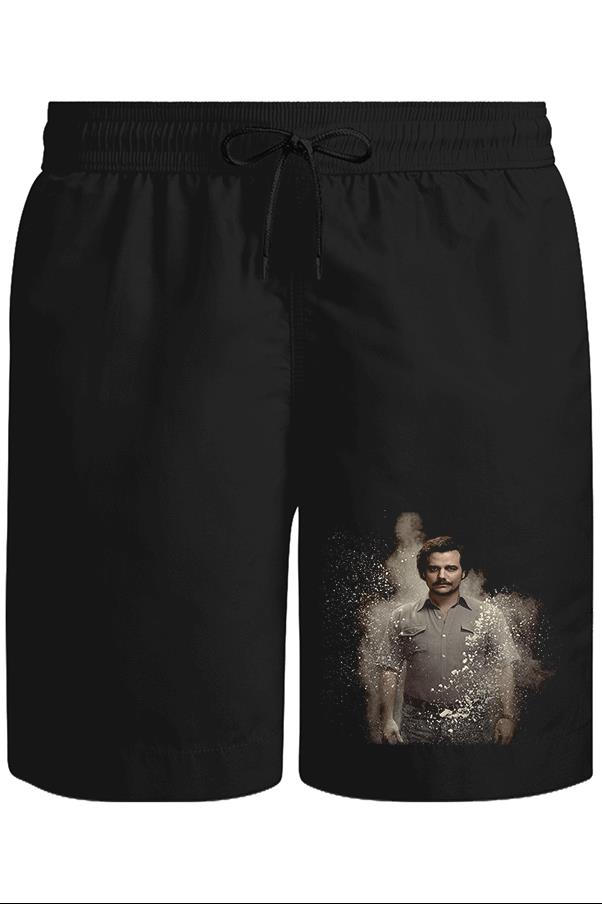 Narcos - Pablo Escobar Unisex Siyah Şort