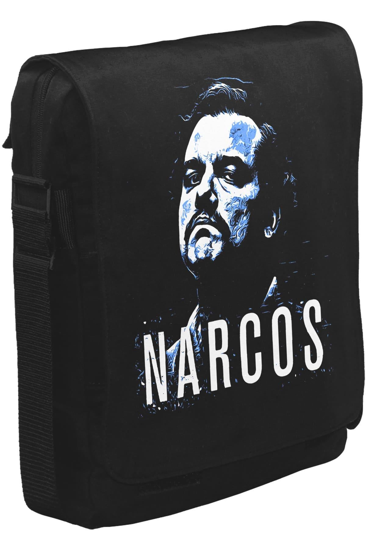 Narcos Unisex Siyah Postacı Çanta