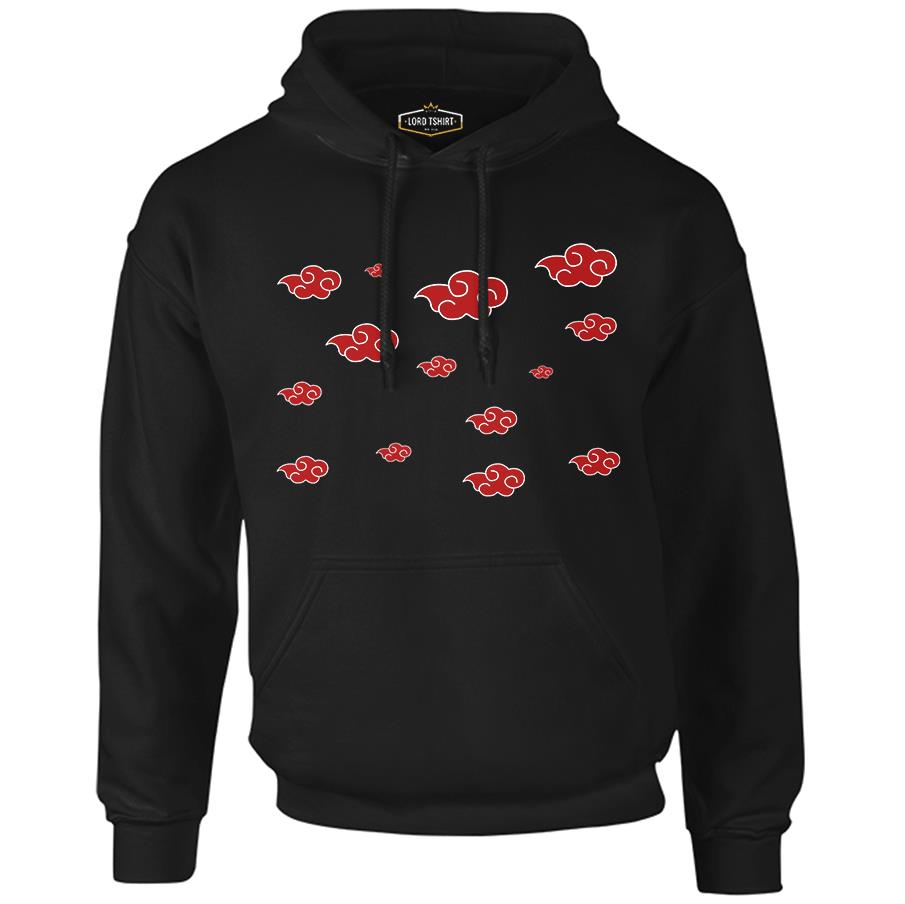 Naruto - Akatsuki Black Men's Zipperless Hoodie