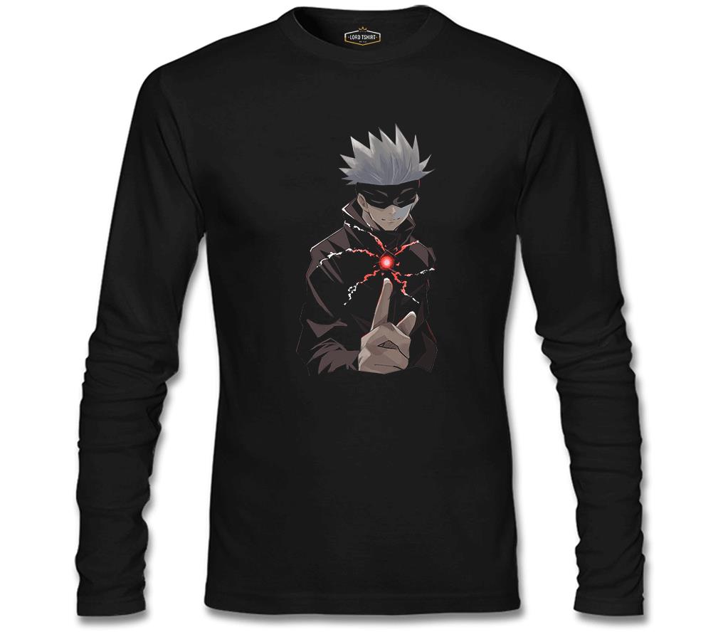 Naruto Gojo Saturo Black Men's Sweatshirt
