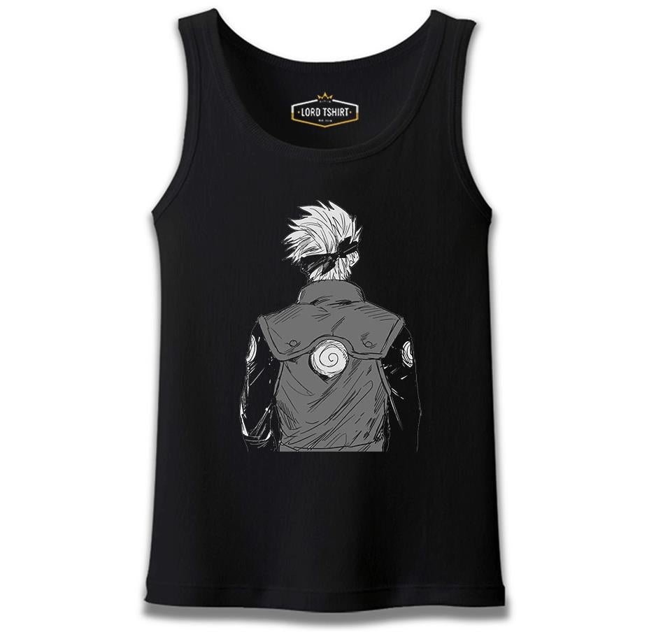 Naruto - Kakashi Back Black Men's Undershirt
