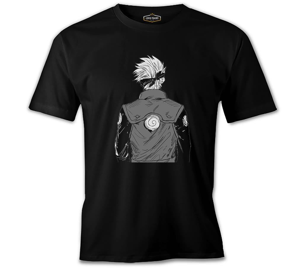 Naruto - Kakashi Back Black Men's Tshirt