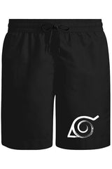 Naruto - Logo Unisex Siyah Şort
