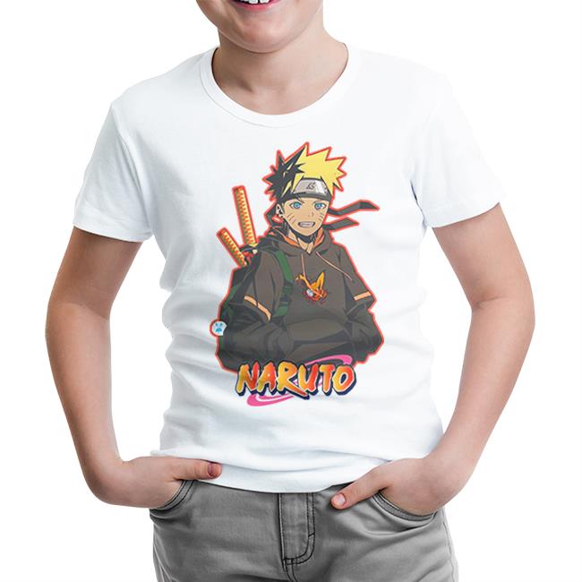 Naruto Ninja White Kids Tshirt