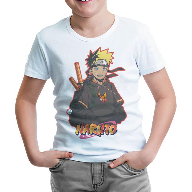 Naruto Ninja White Kids Tshirt