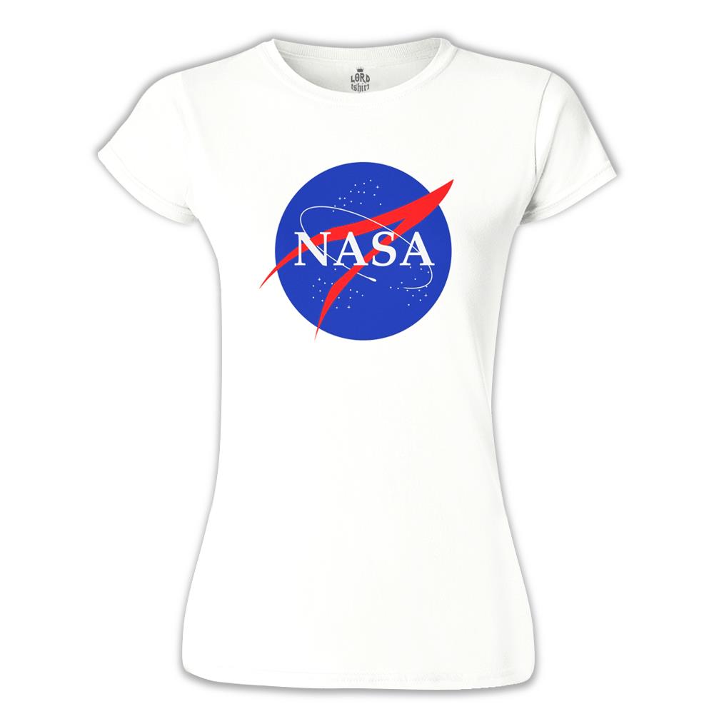 Nasa - Beyaz Kadın Tshirt