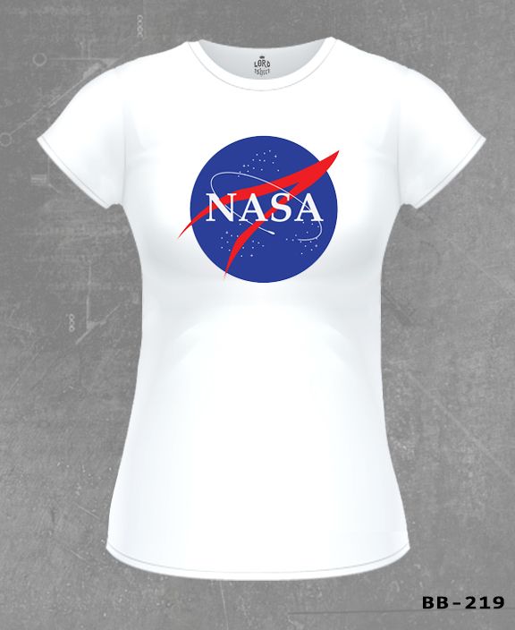 Nasa - Beyaz Kadın Tshirt