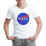 NASA White Kids Tshirt