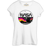 Nasa - Milky Way Beyaz Kadın Tshirt