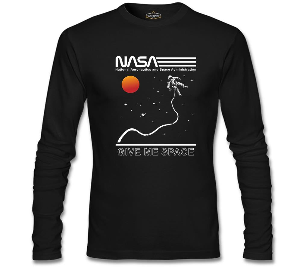 NASA -Space Black Men's Sweatshirt