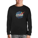 Nasa - Van Gogh Black Kids Sweatshirt