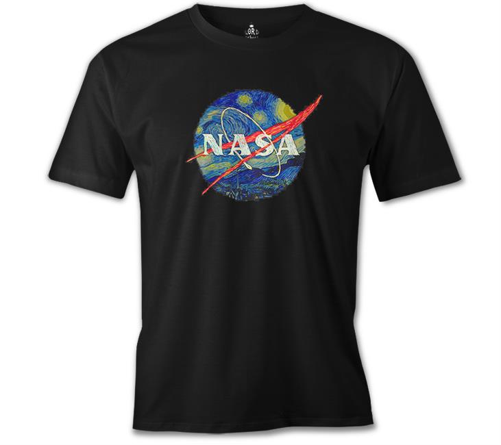 Nasa - Van Gogh Black Men's Tshirt