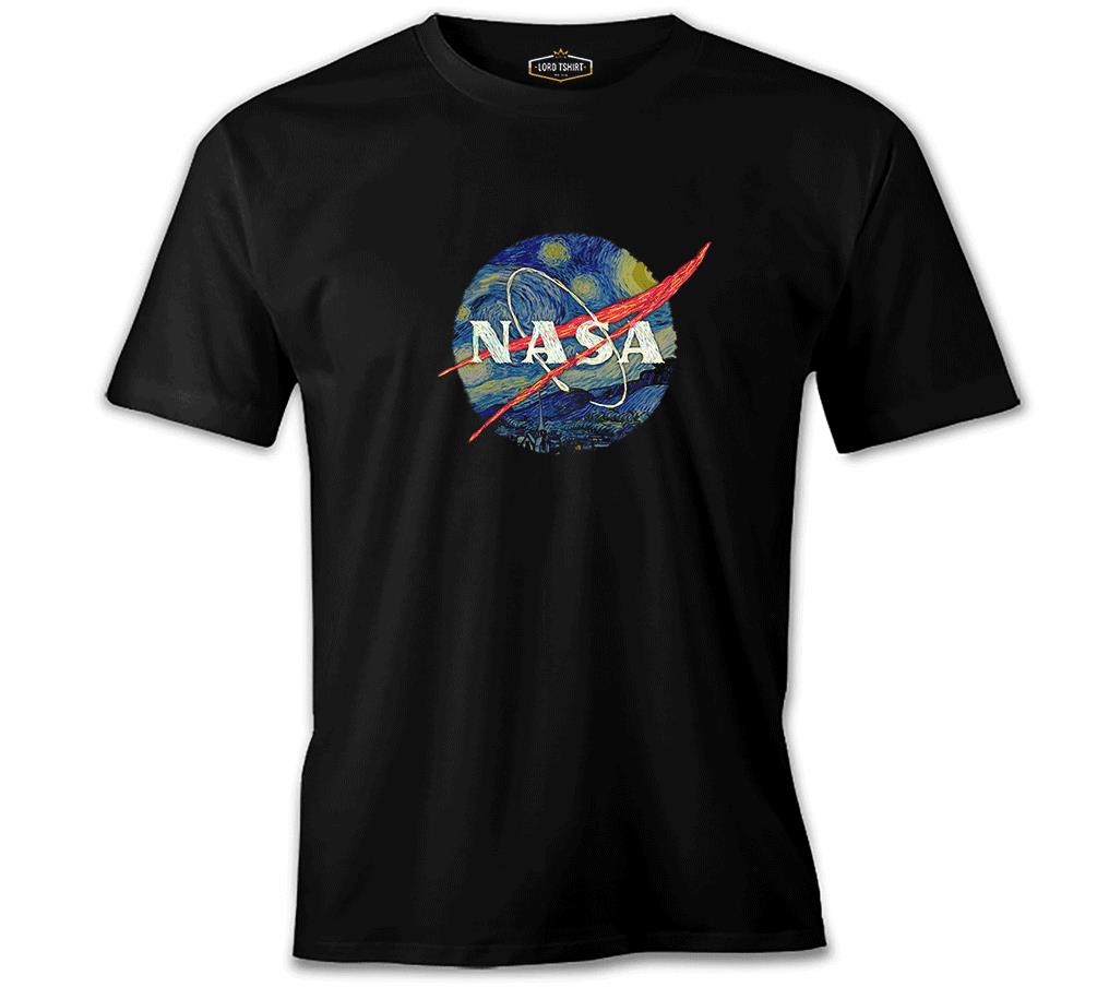 Nasa - Van Gogh Siyah Erkek Tshirt