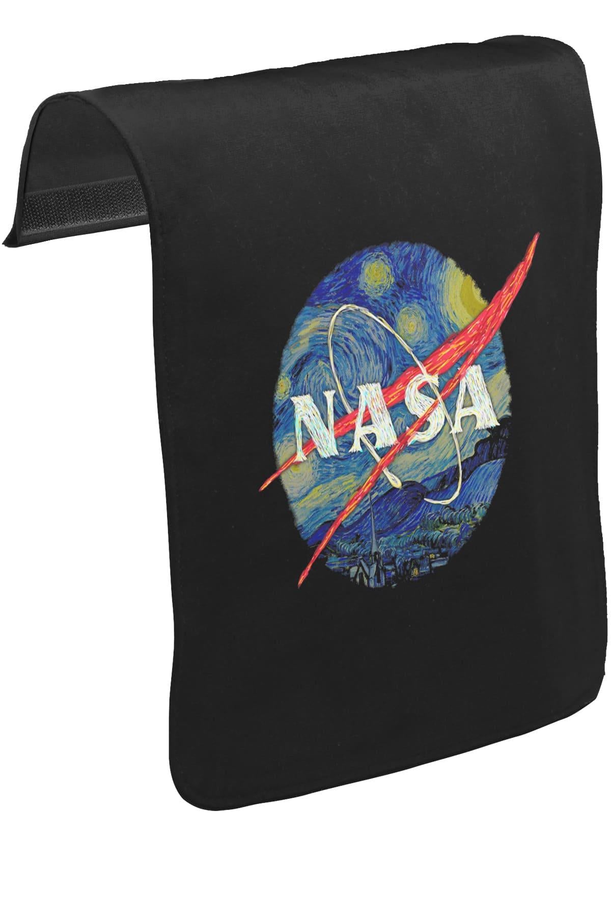 Nasa - Van Gogh Unisex Siyah Tak-Çıkar Postacı Çanta Kapağı CK-1574