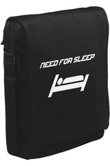 Need for Sleep Unisex Siyah Postacı Çanta