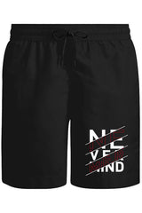 Never Mind Unisex Siyah Şort