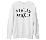 New Dad - 2018 White Thick Sweatshirt