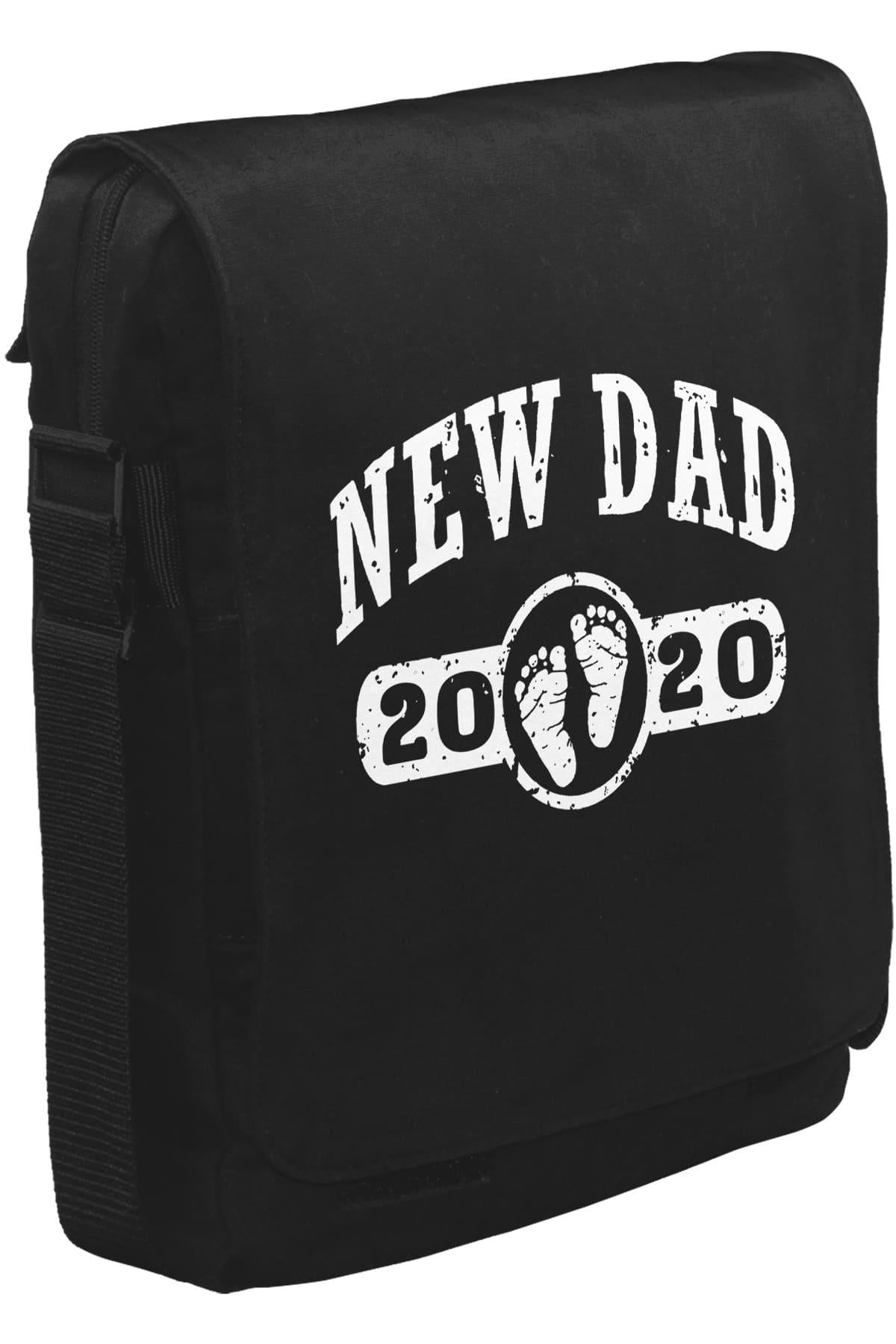 New Dad - 2020 Unisex Siyah Postacı Çanta