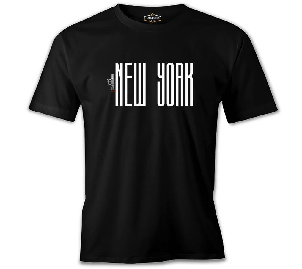 New York City - Freedom Black Men's Tshirt