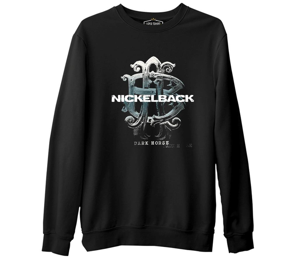 Nickelback - Dark Horse  Siyah Erkek Kalın Sweatshirt