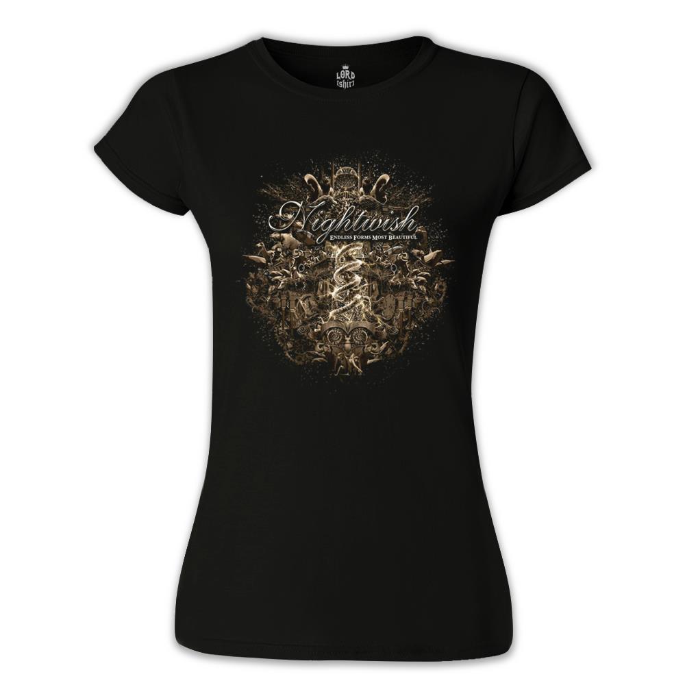 Nightwish - Endless Forms Most Beautiful Siyah Kadın Tshirt