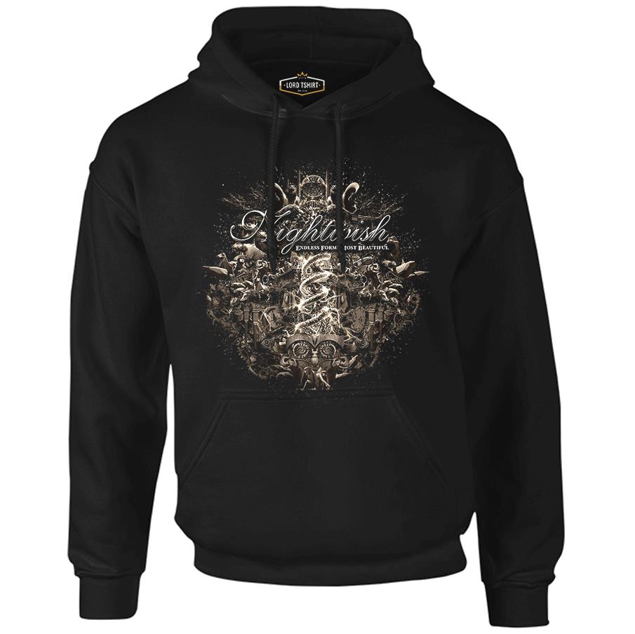 Nightwish - Endless Forms Most Beautiful Black Men's Zipperless Hoodie