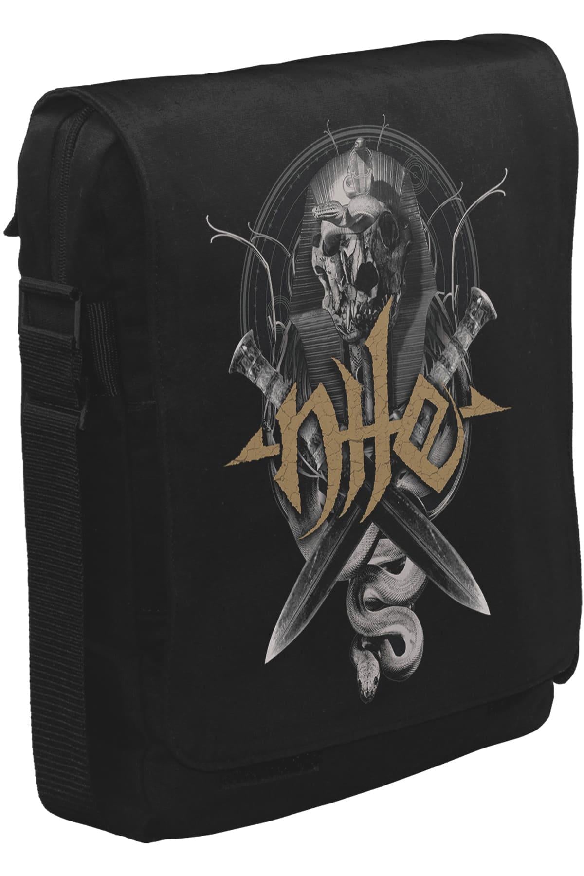 Nile - Legacy of the Catacombs Unisex Siyah Postacı Çanta
