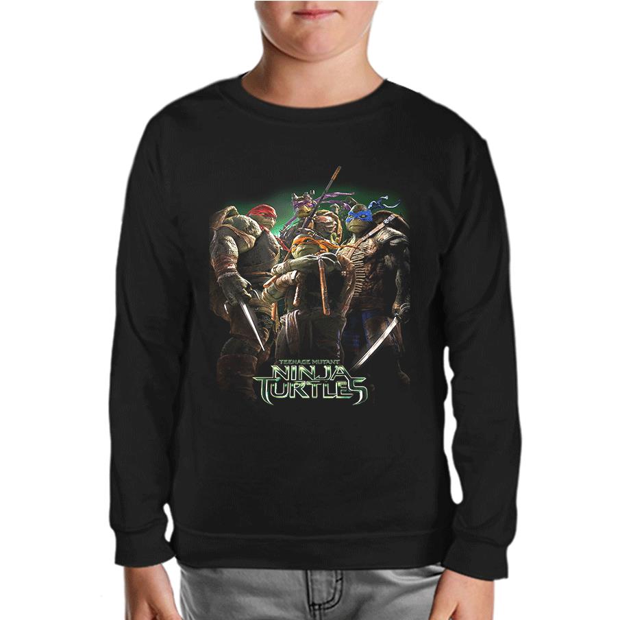 Ninja Turtles Black Kids Sweatshirt