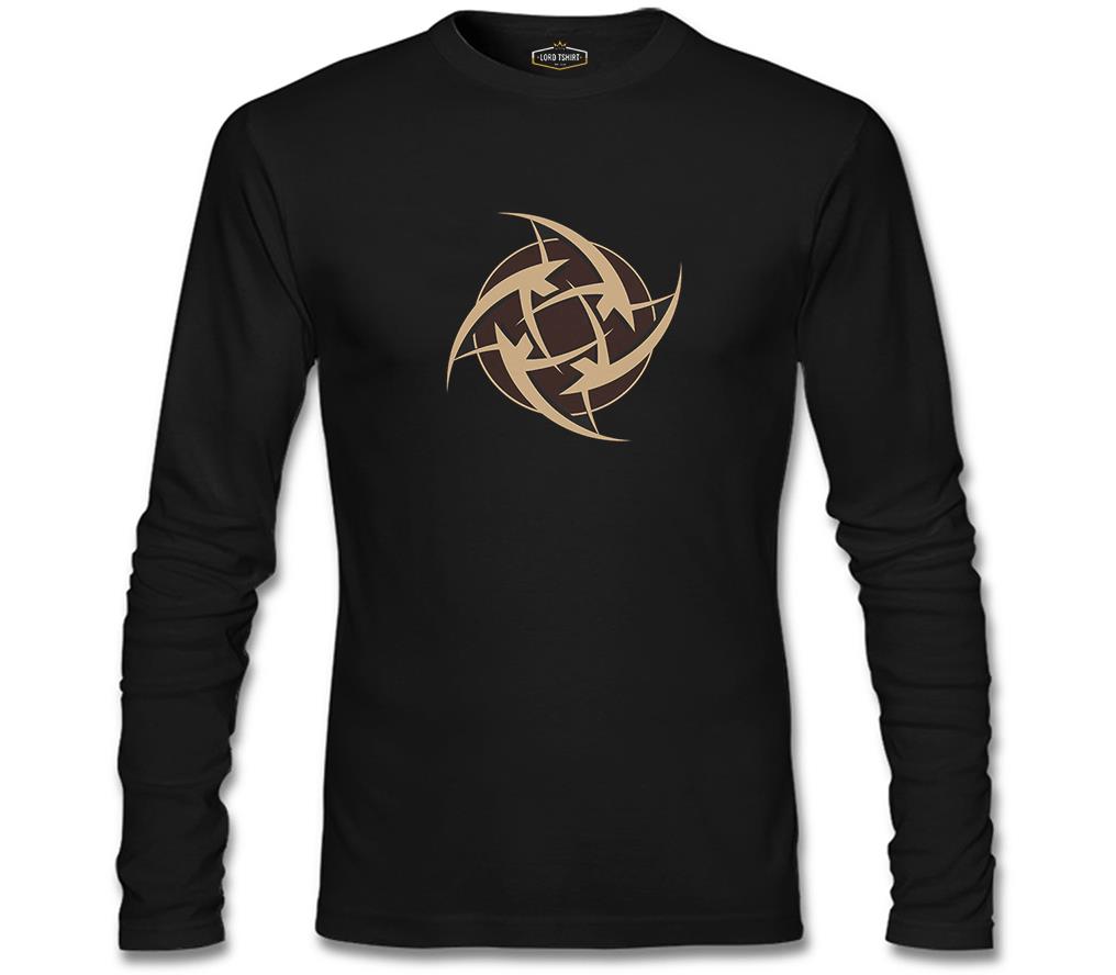 Ninjas In Pyjamas Siyah Erkek Sweatshirt