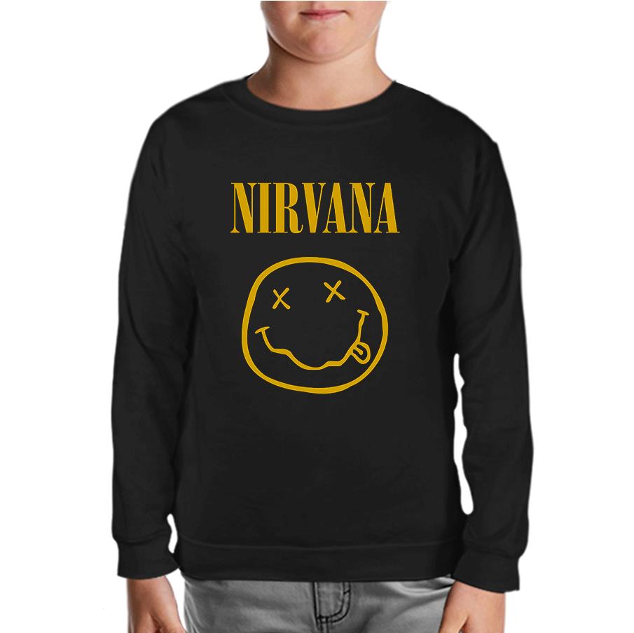 Nirvana - Come As You Are Black Kids Sweatshirt